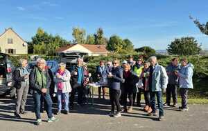 Samedi 18,première rando douce sur Gron et environs