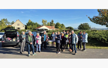 Samedi 18,première rando douce sur Gron et environs